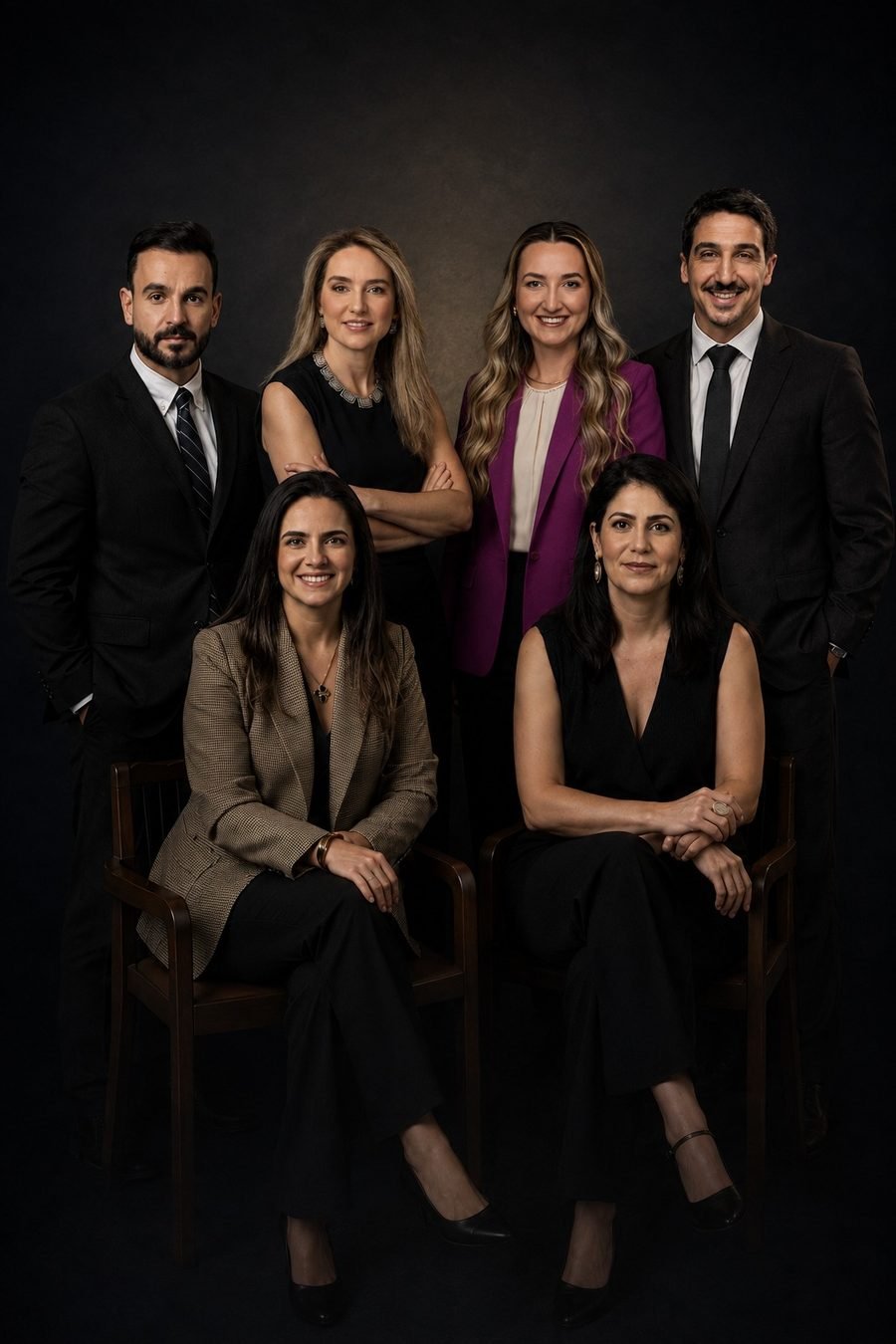 Retrato institucional da equipe de advogados do Rücker Curi Advocacia e Consultoria Jurídica