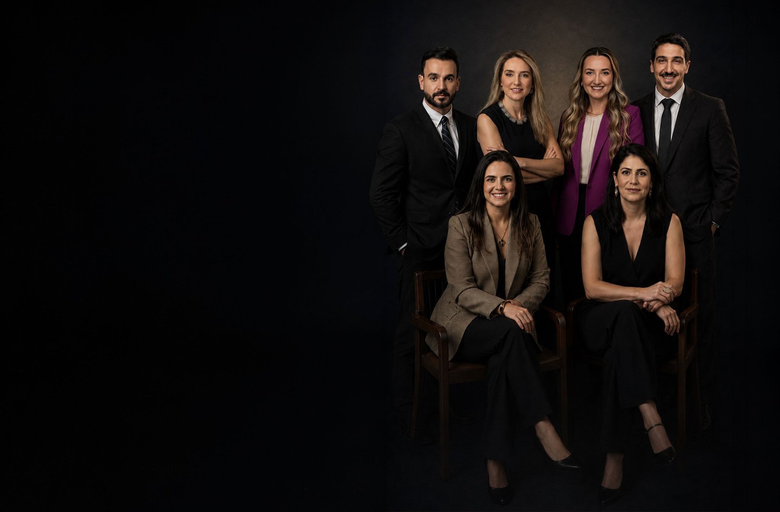 Retrato institucional da equipe de advogados do Rücker Curi Advocacia e Consultoria Jurídica
